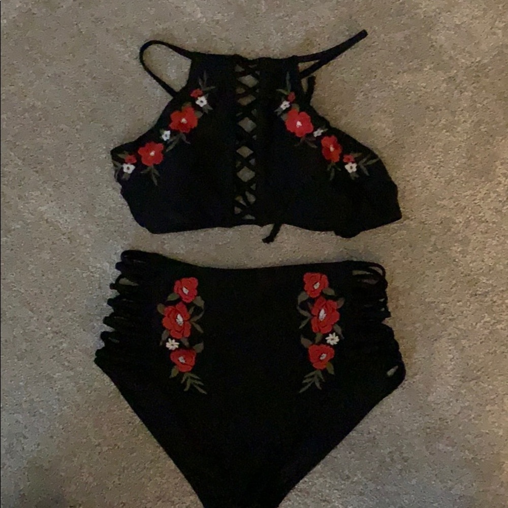 Hollister high waisted swim suit bikini
